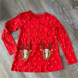 MINI BODEN 11/12 reindeer tunic
